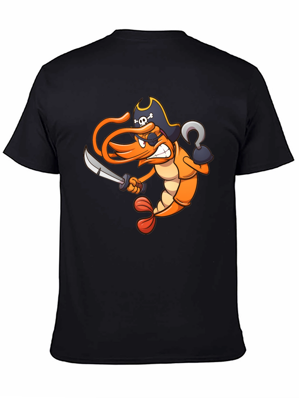 Pirate Shrimp Graphic T-Shirt