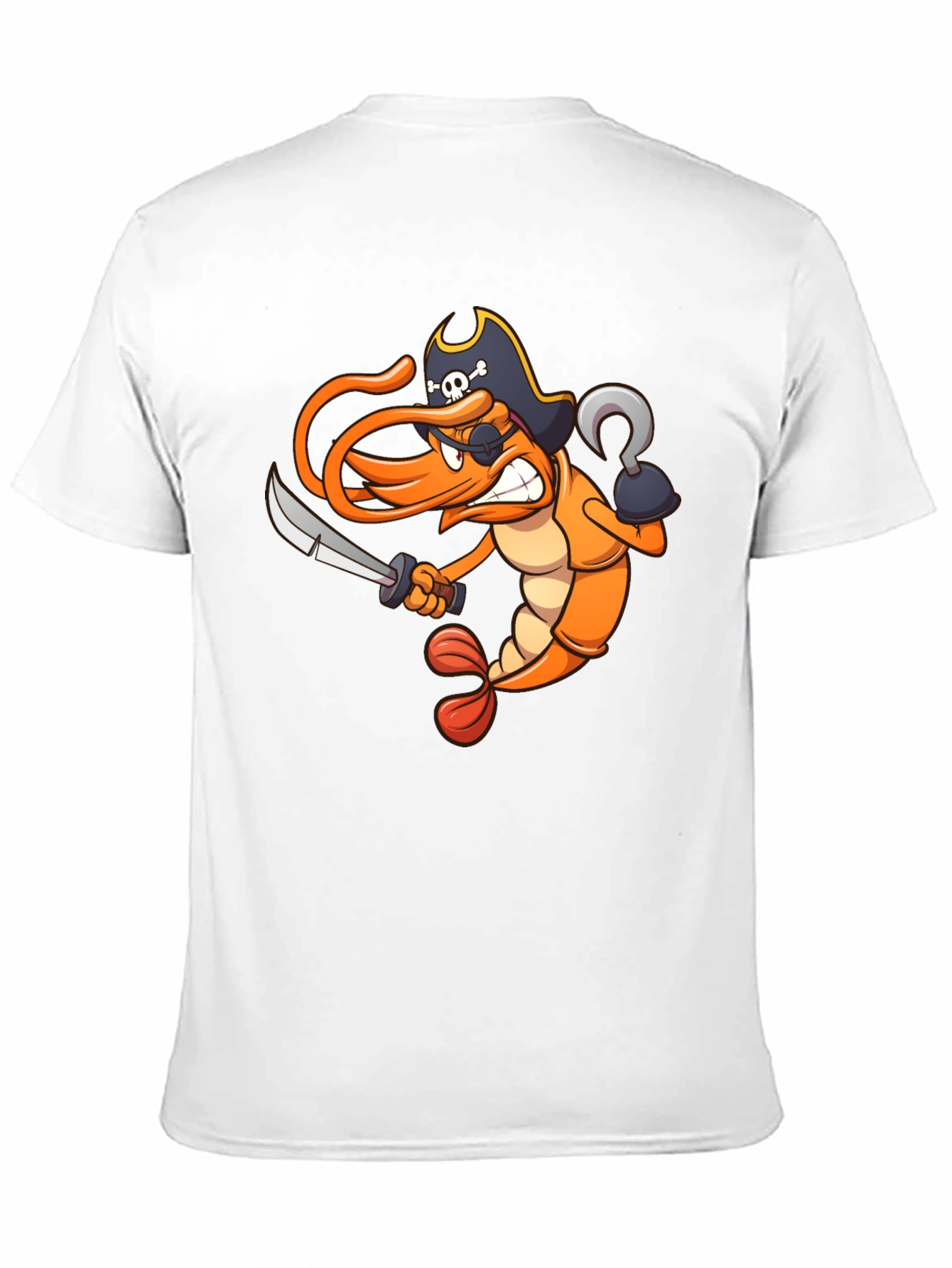 Pirate Shrimp Graphic T-Shirt