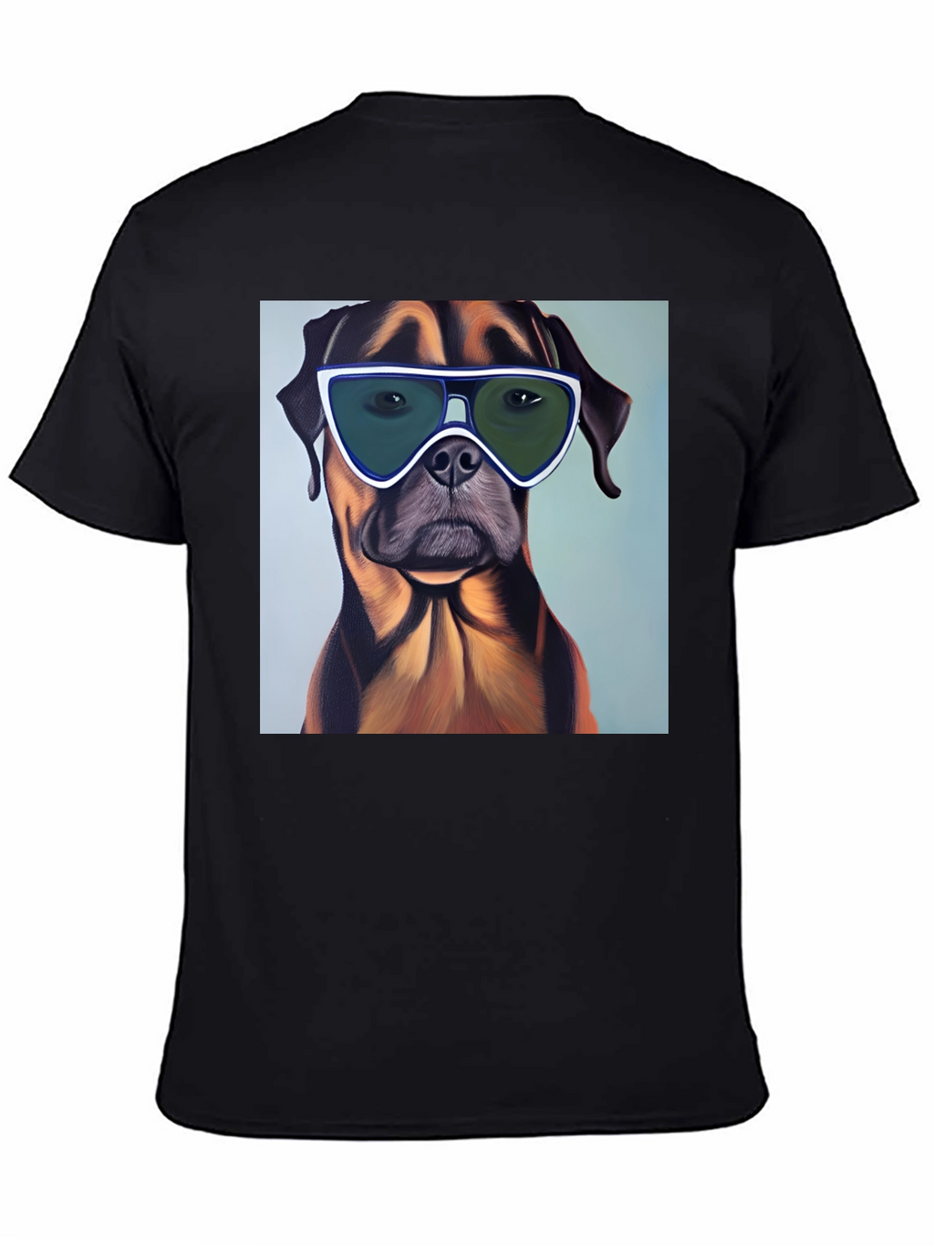 Cool Dog Graphic T-Shirt - Black