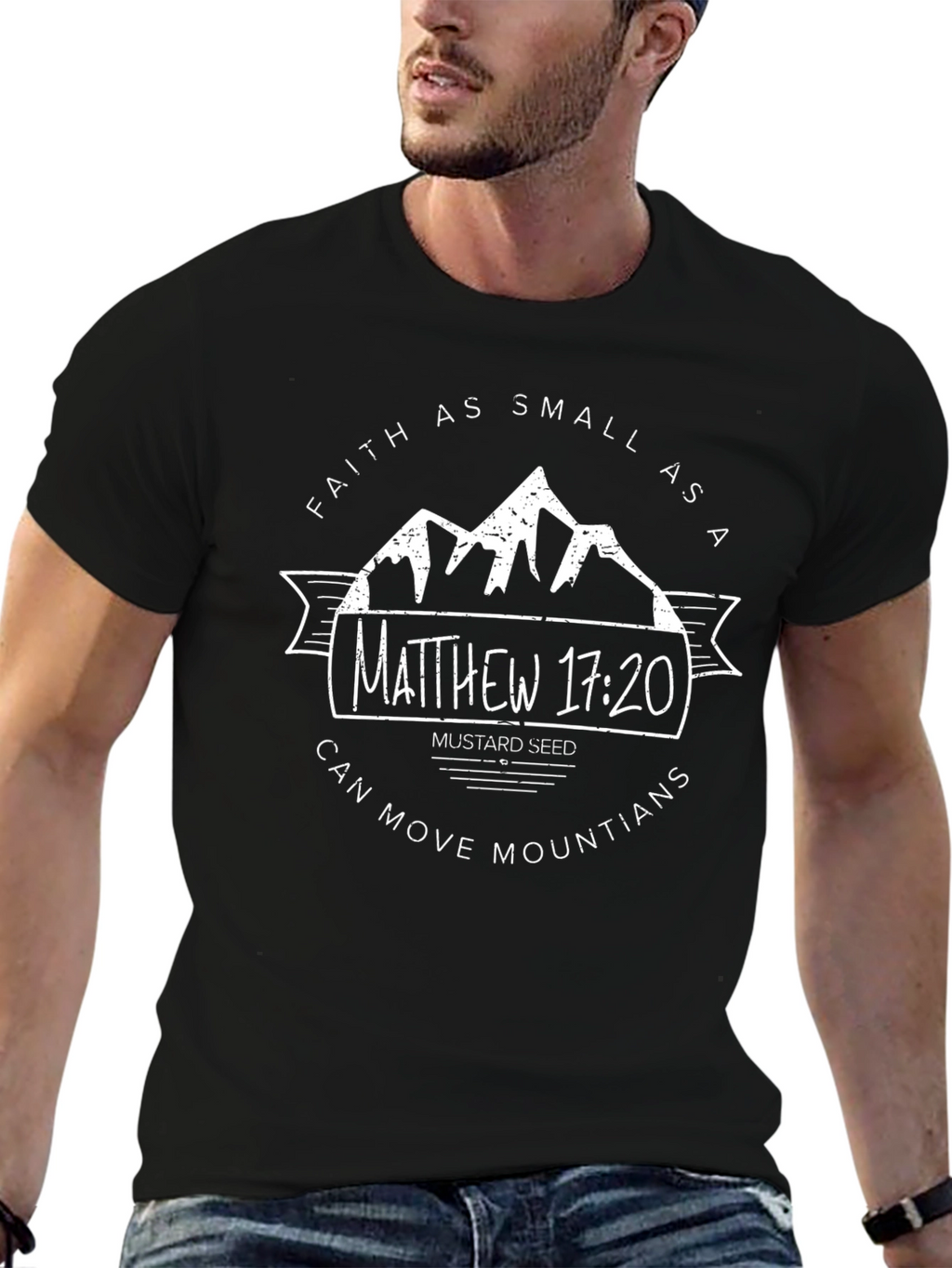 Faith Can Move Mountains Graphic T-Shirt