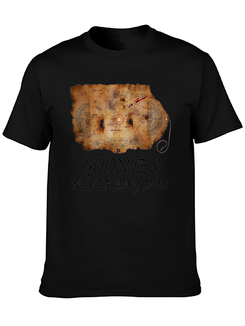 Goonies Never Say Die Black T-Shirt