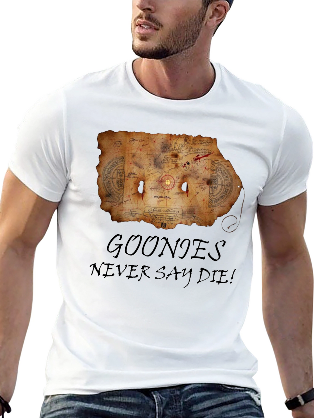 Goonies Never Say Die Black T-Shirt