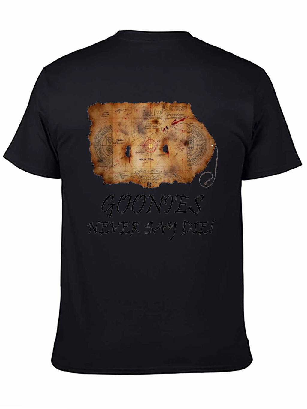 Goonies Never Say Die Black T-Shirt