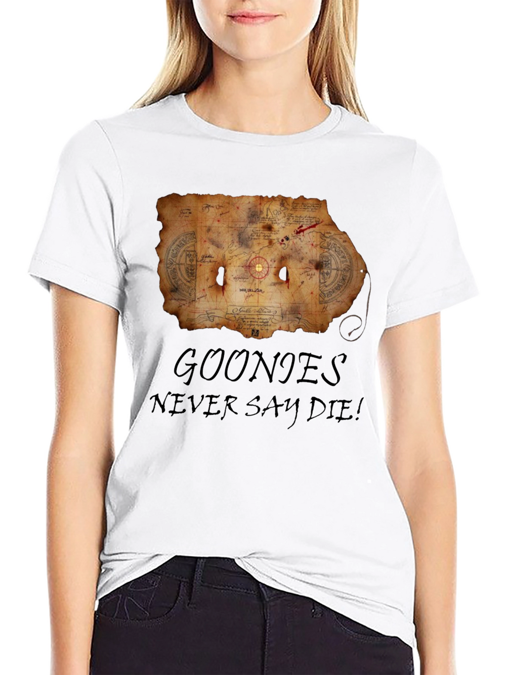Goonies Never Say Die Black T-Shirt