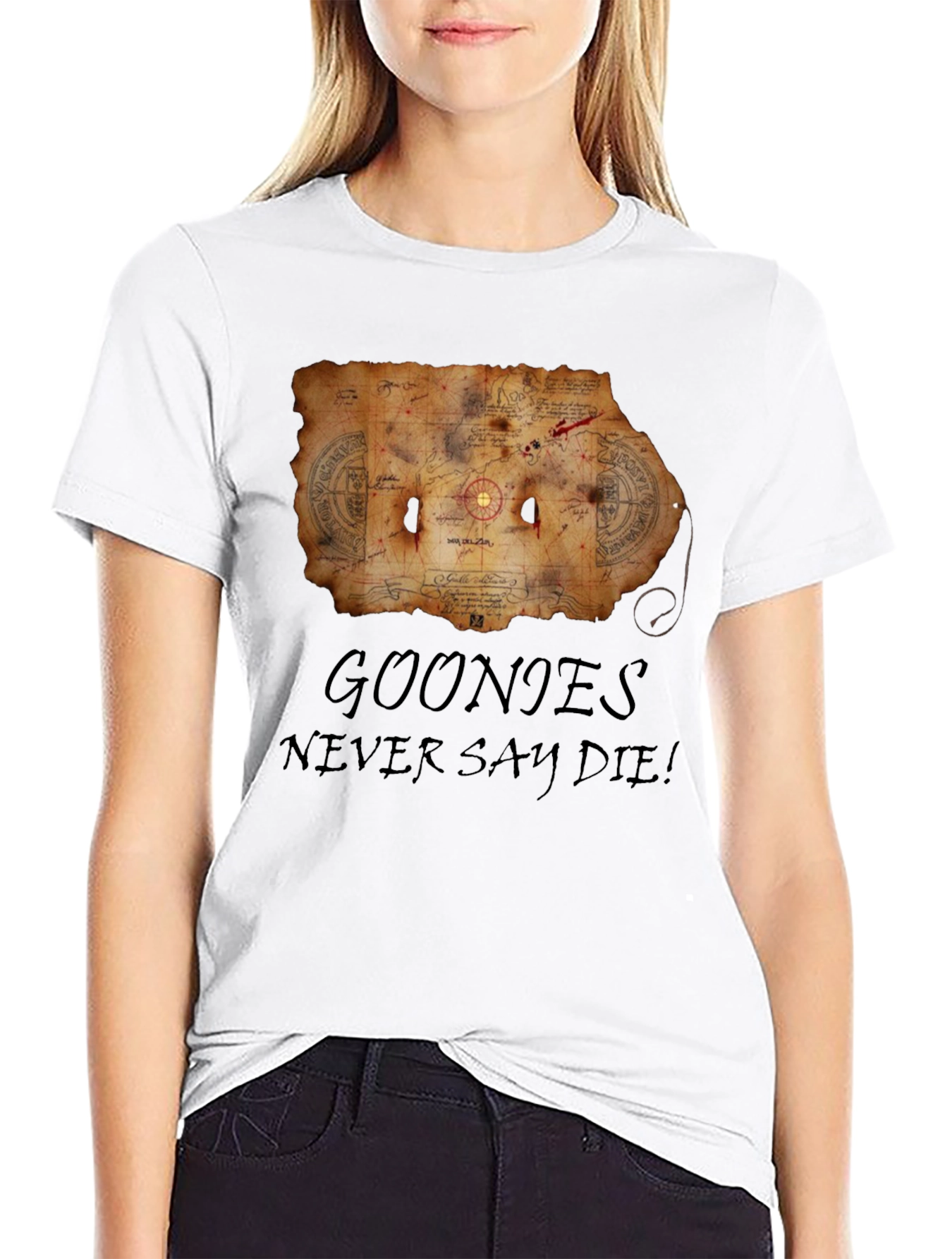 Goonies Never Say Die Black T-Shirt