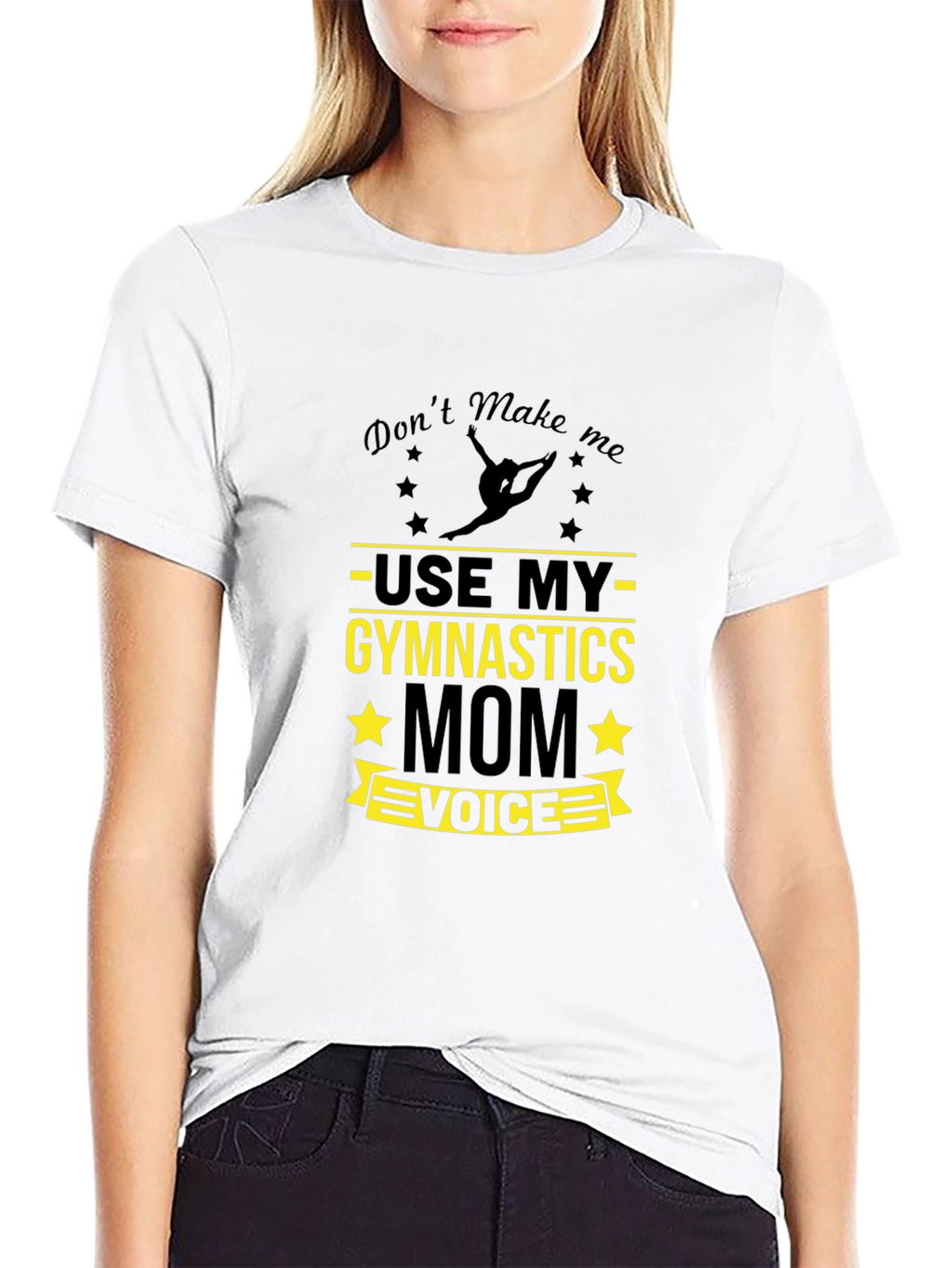 Gymnastics Mom Voice T-Shirt - Funny Gymnast Tee