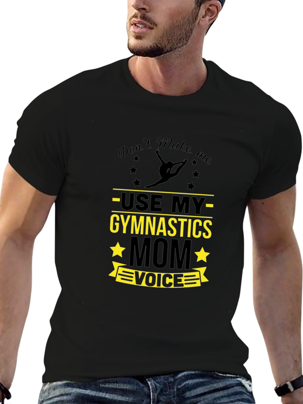 Gymnastics Mom Voice T-Shirt - Funny Gymnast Tee