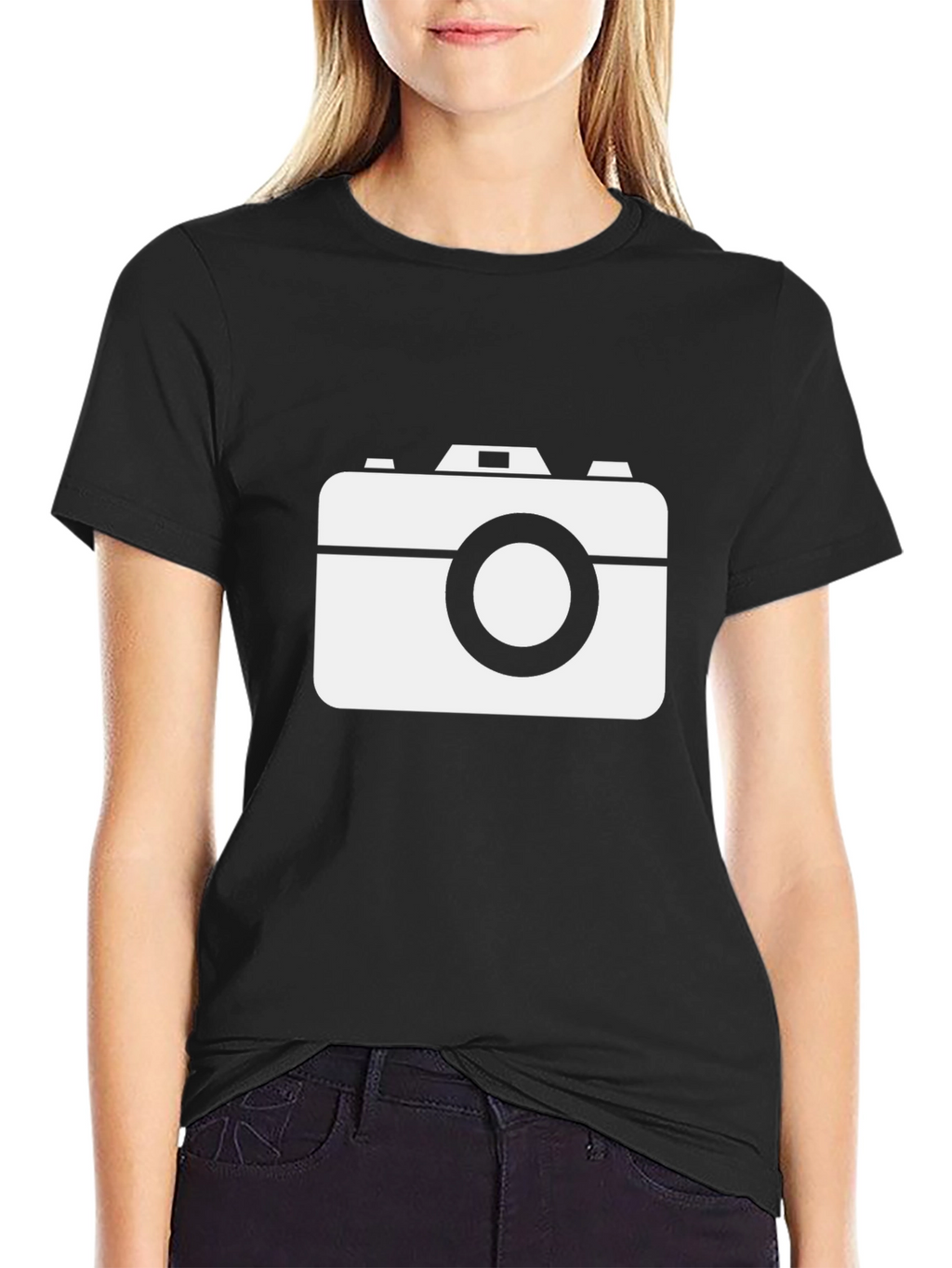 Retro Camera Graphic T-Shirt - Classic Photographer Style