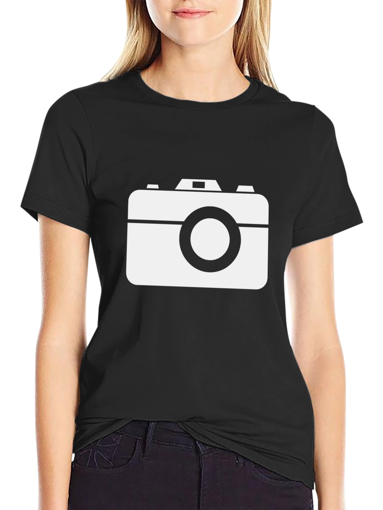 Retro Camera Graphic T-Shirt - Classic Photographer Style
