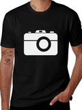 Retro Camera Graphic T-Shirt - Classic Photographer Style