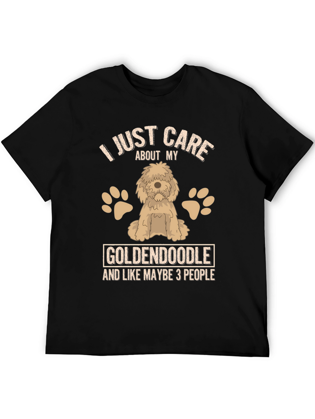 Goldendoodle Lover T-Shirt - Care About My Dog Tee