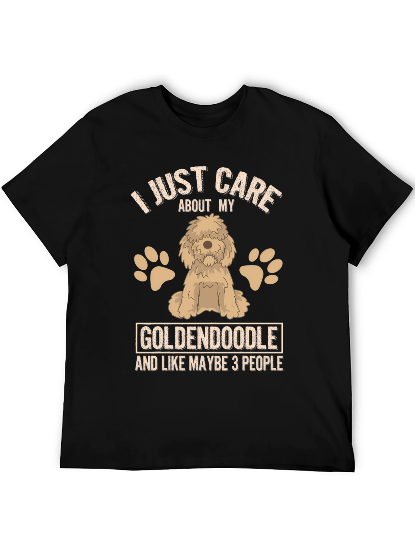 Goldendoodle Lover T-Shirt - Care About My Dog Tee