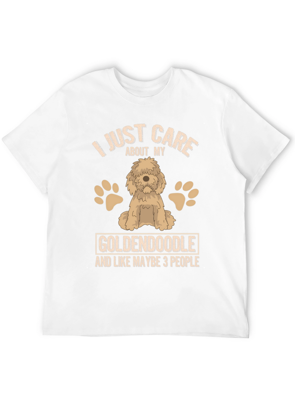 Goldendoodle Lover T-Shirt - Care About My Dog Tee