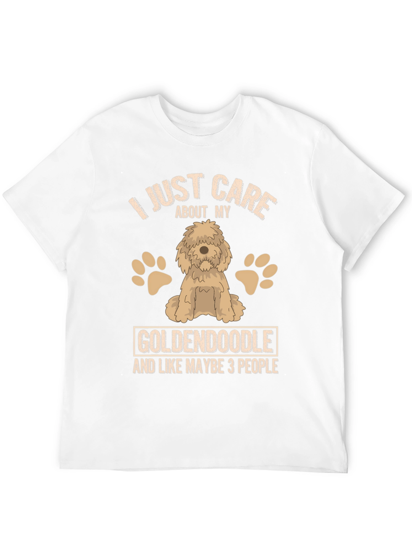 Goldendoodle Lover T-Shirt - Care About My Dog Tee