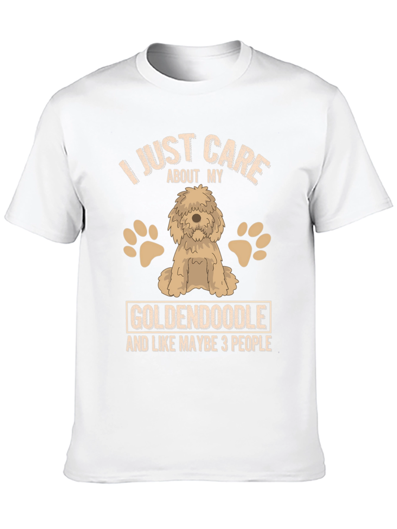 Goldendoodle Lover T-Shirt - Care About My Dog Tee