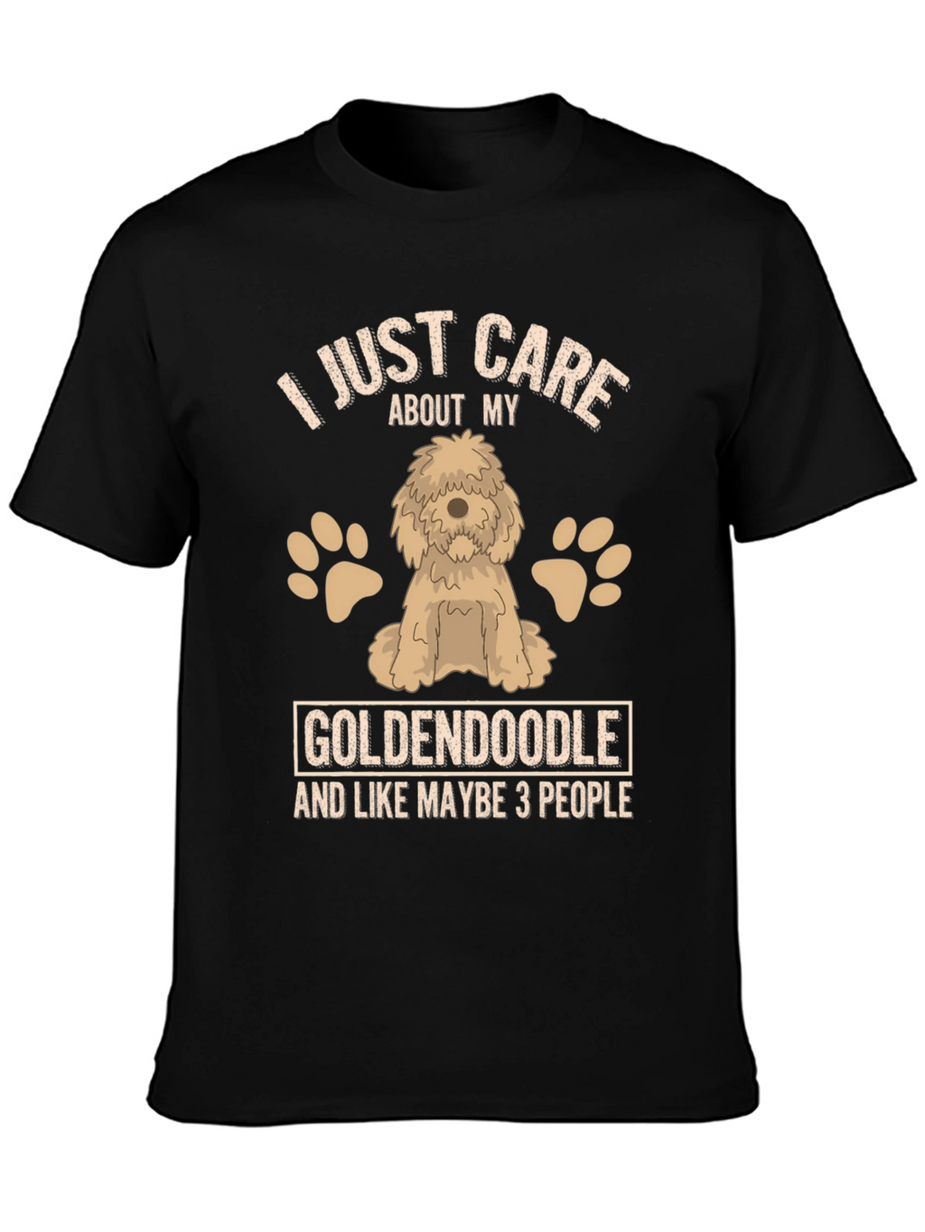 Goldendoodle Lover T-Shirt - Care About My Dog Tee