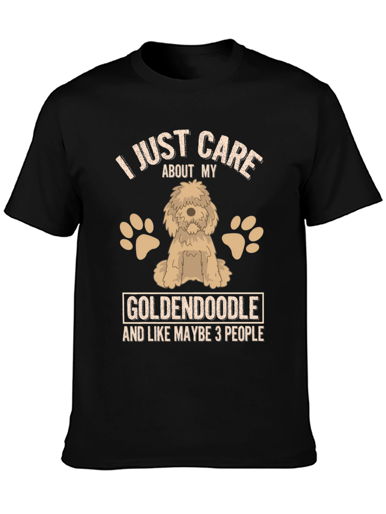 Goldendoodle Lover T-Shirt - Care About My Dog Tee