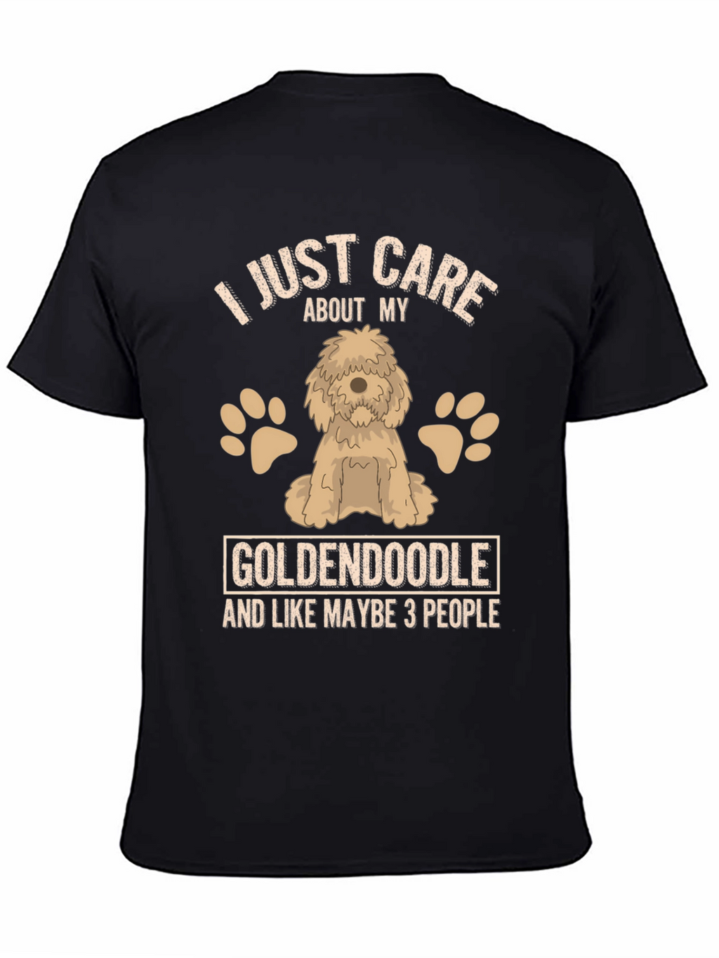 Goldendoodle Lover T-Shirt - Care About My Dog Tee