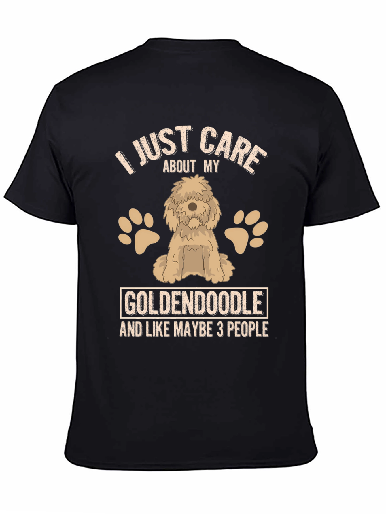 Goldendoodle Lover T-Shirt - Care About My Dog Tee