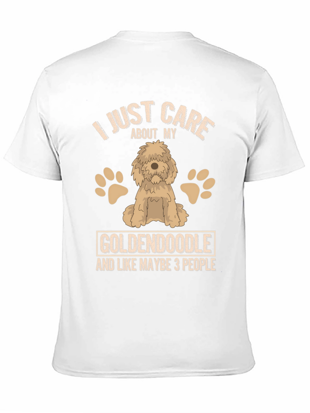 Goldendoodle Lover T-Shirt - Care About My Dog Tee