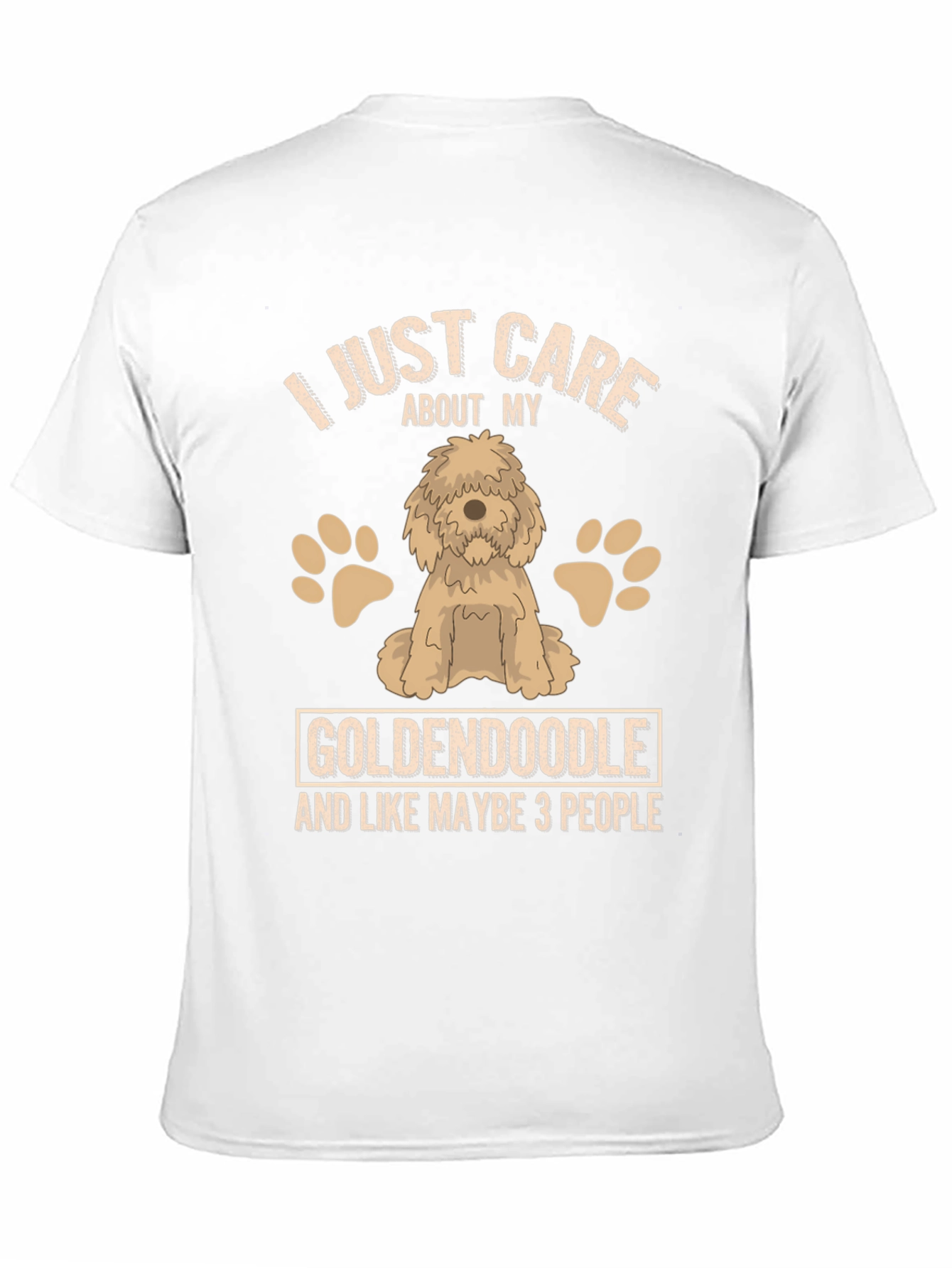 Goldendoodle Lover T-Shirt - Care About My Dog Tee