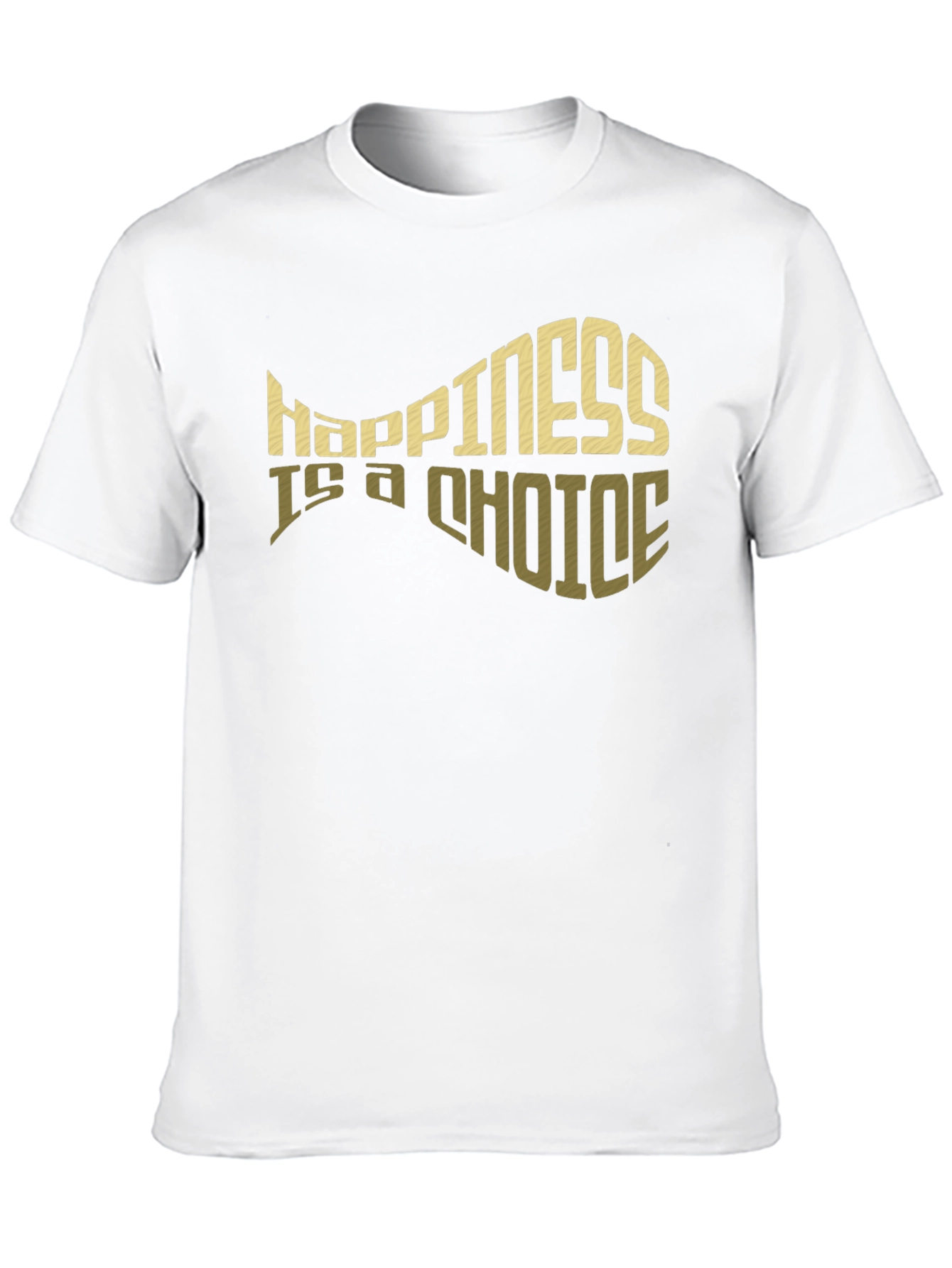 Happiness is a Choice Graphic Tee - Black