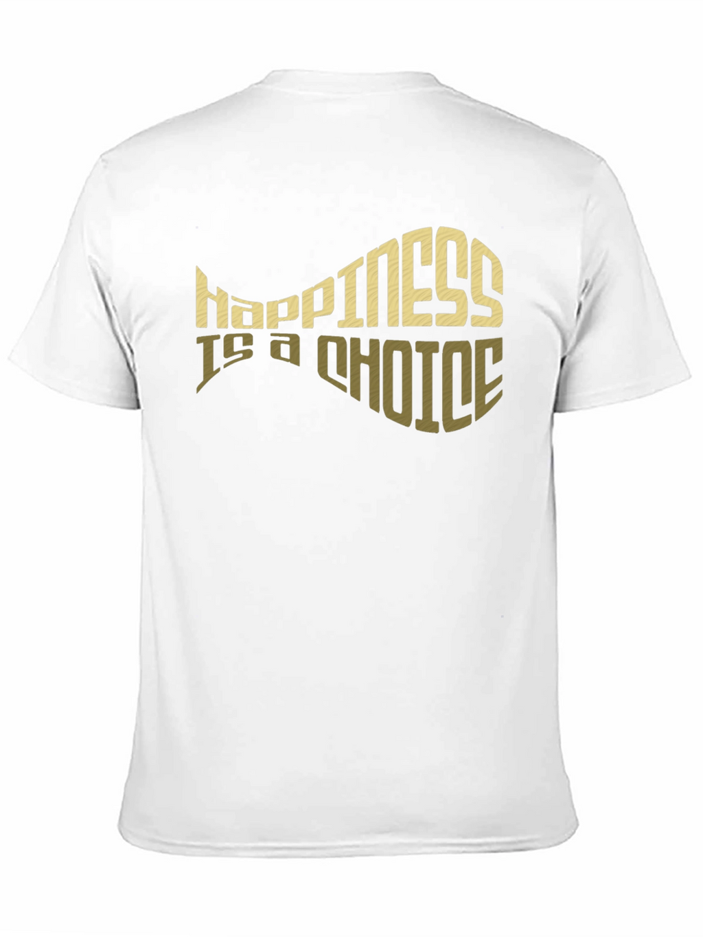 Happiness is a Choice Graphic Tee - Black