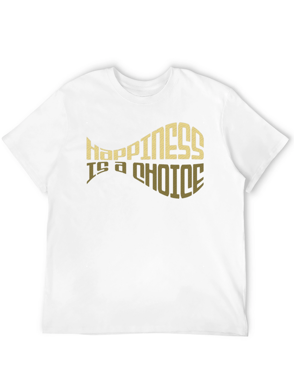 Happiness is a Choice Graphic Tee - Black