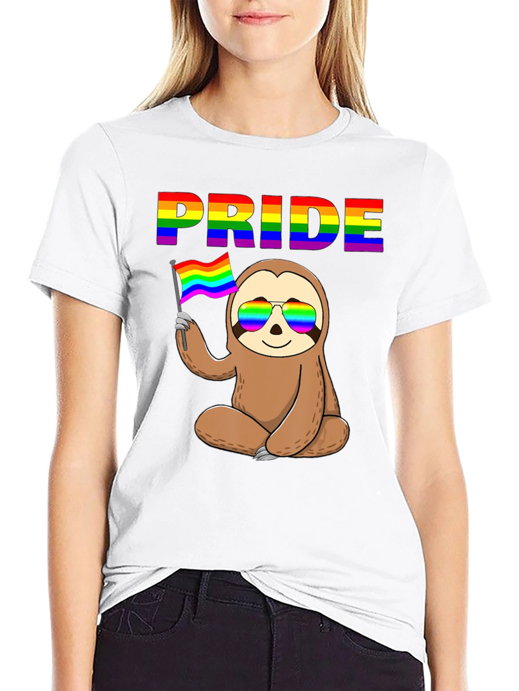 Pride Sloth Graphic Tee