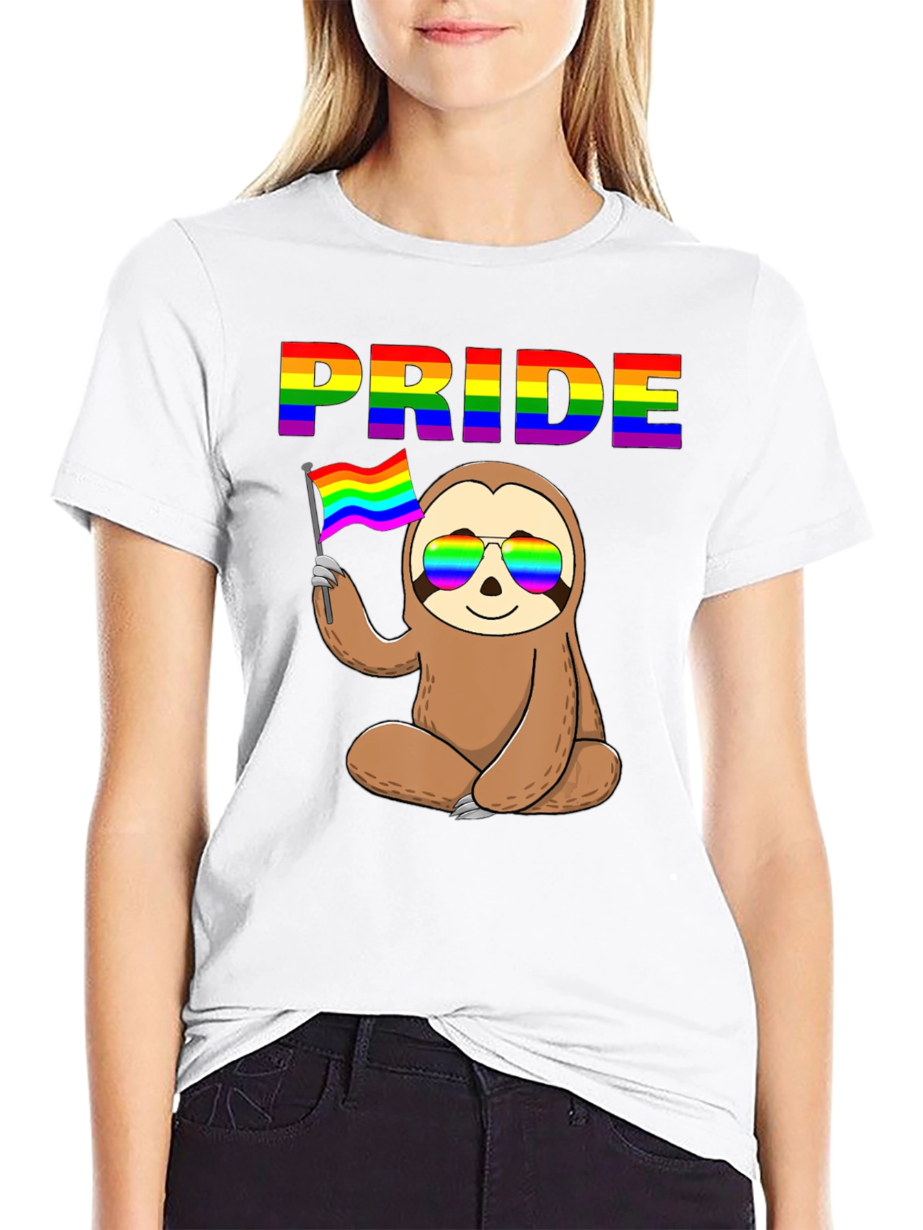 Pride Sloth Graphic Tee