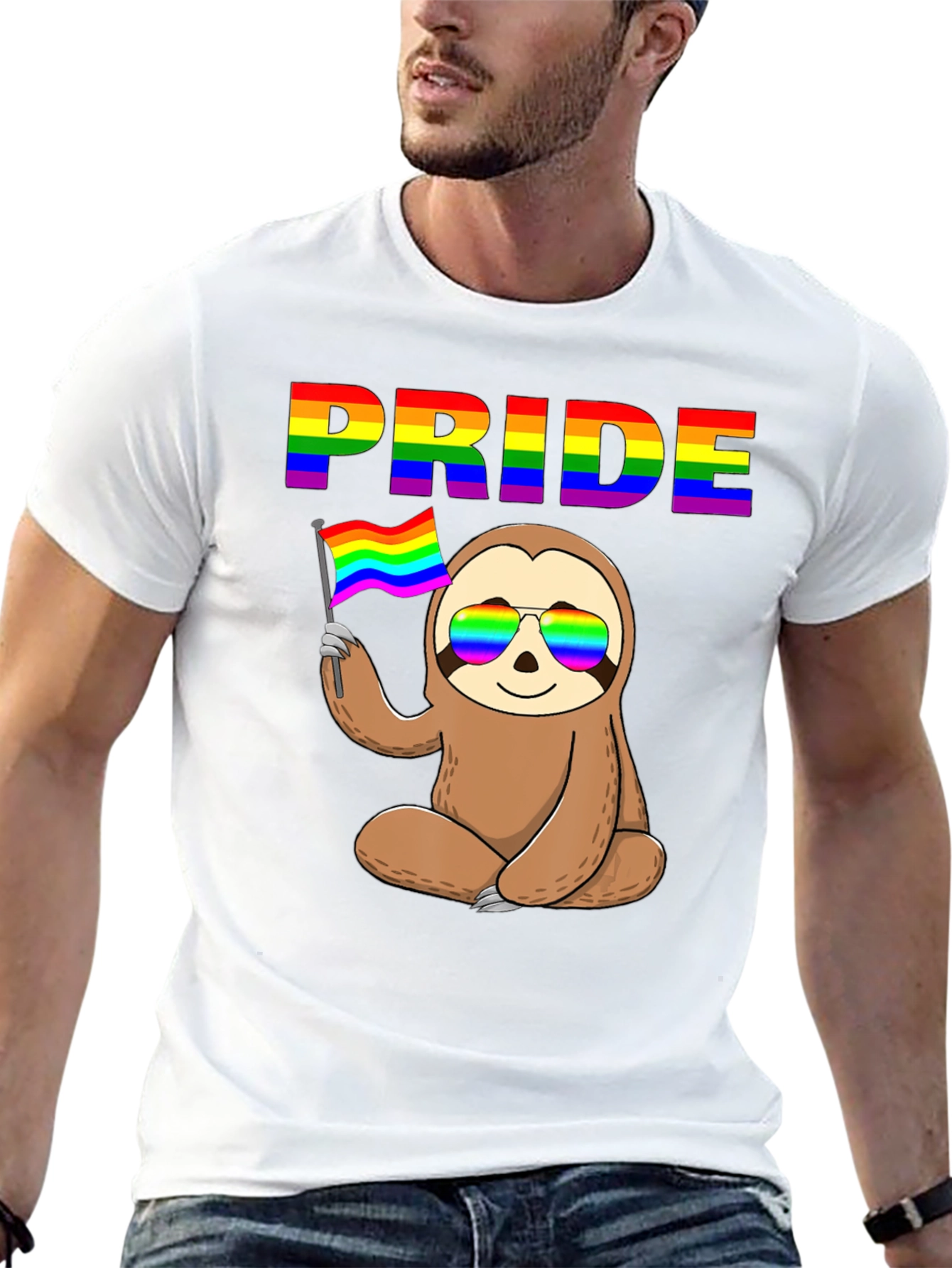 Pride Sloth Graphic Tee