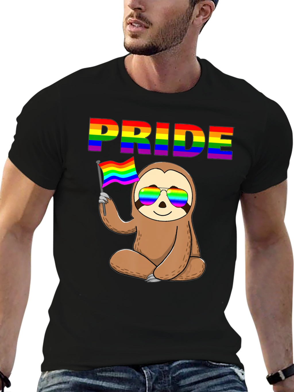 Pride Sloth Graphic Tee