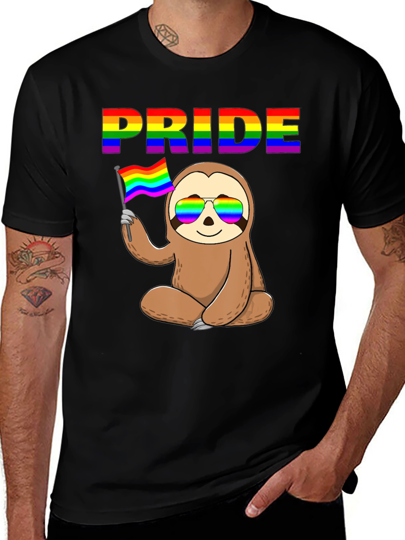 Pride Sloth Graphic Tee
