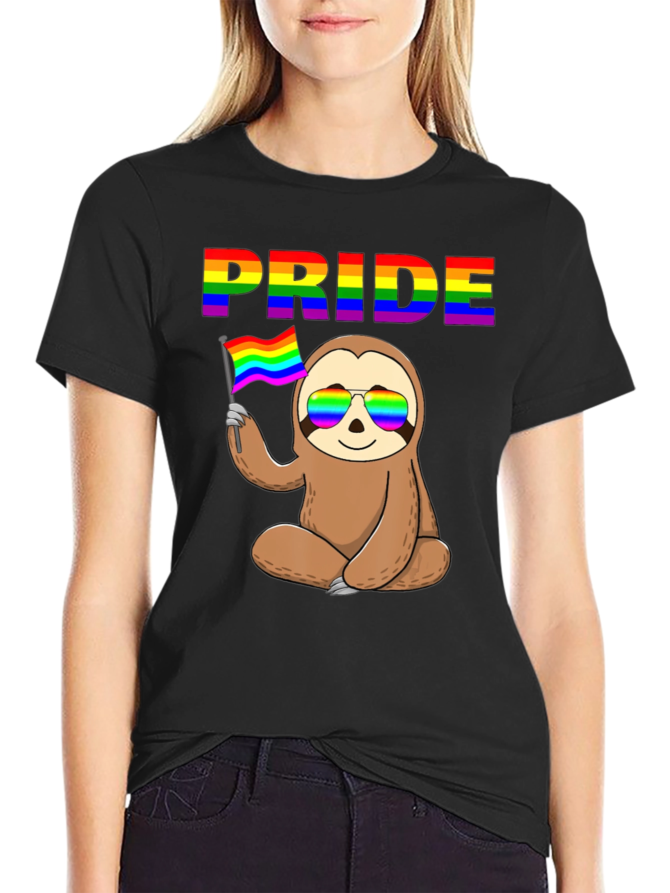 Pride Sloth Graphic Tee