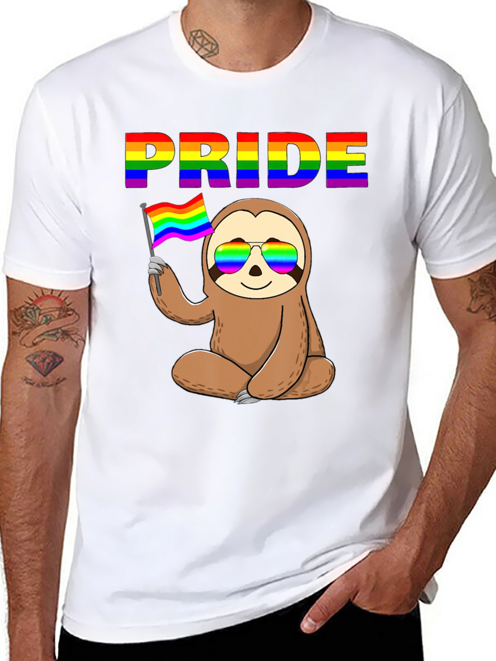 Pride Sloth Graphic Tee