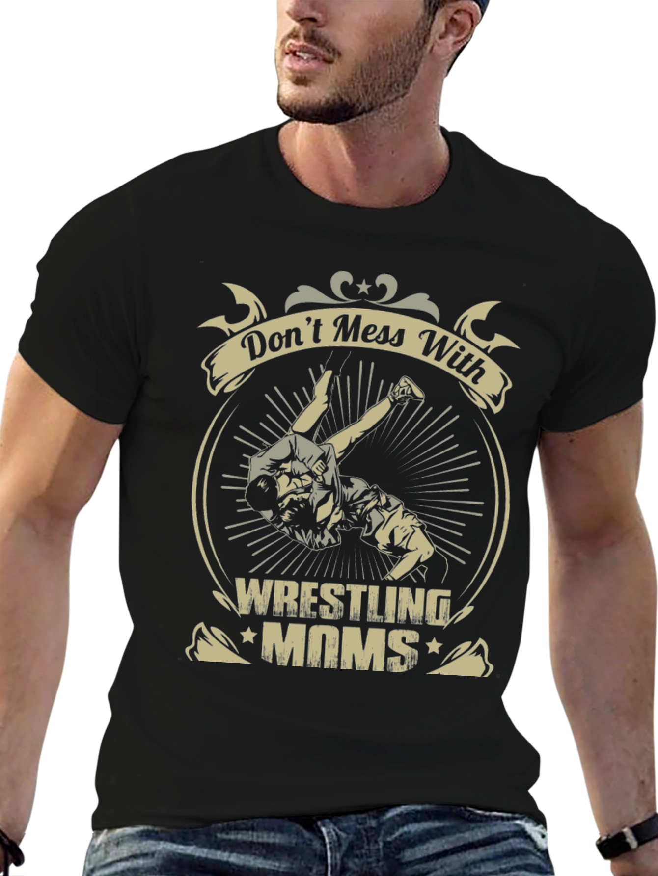 Wrestling Moms T-Shirt - Dont Mess With Us!