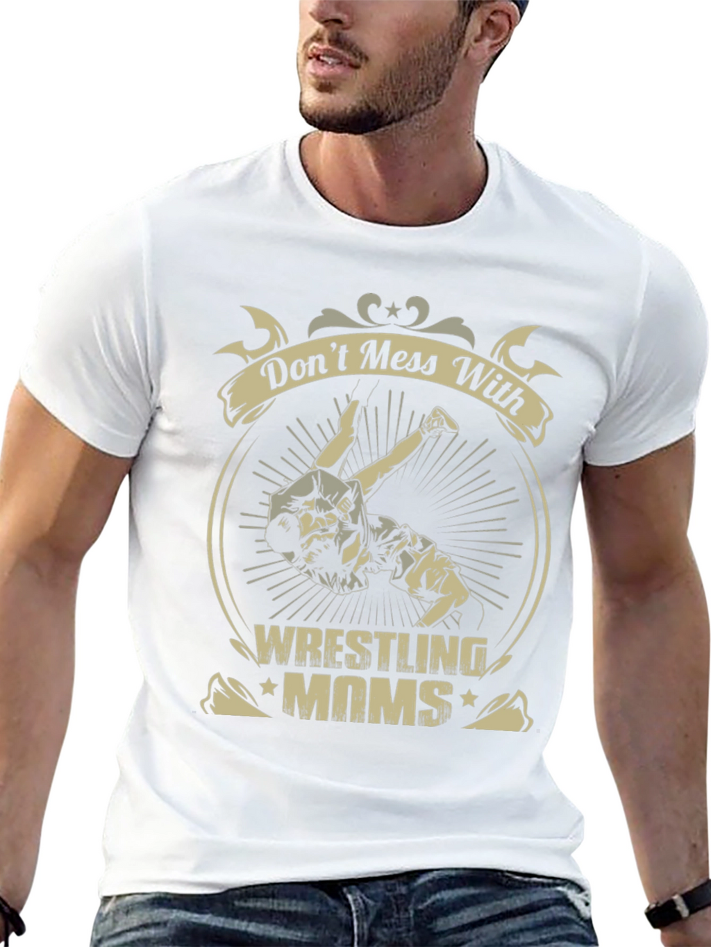 Wrestling Moms T-Shirt - Dont Mess With Us!