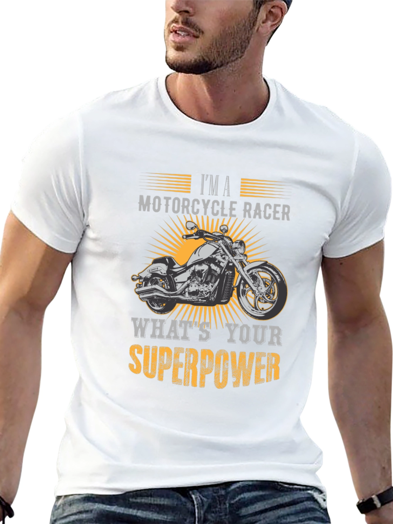 Motorcycle Racer Superpower T-Shirt