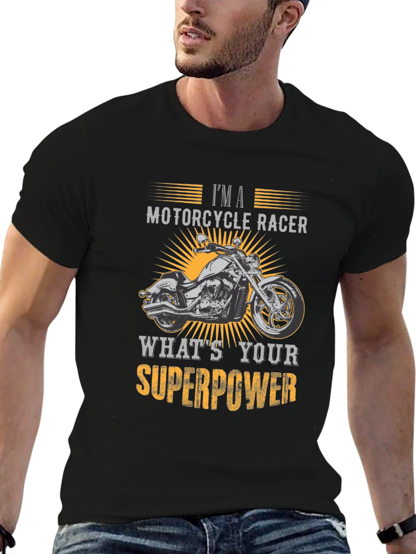 Motorcycle Racer Superpower T-Shirt