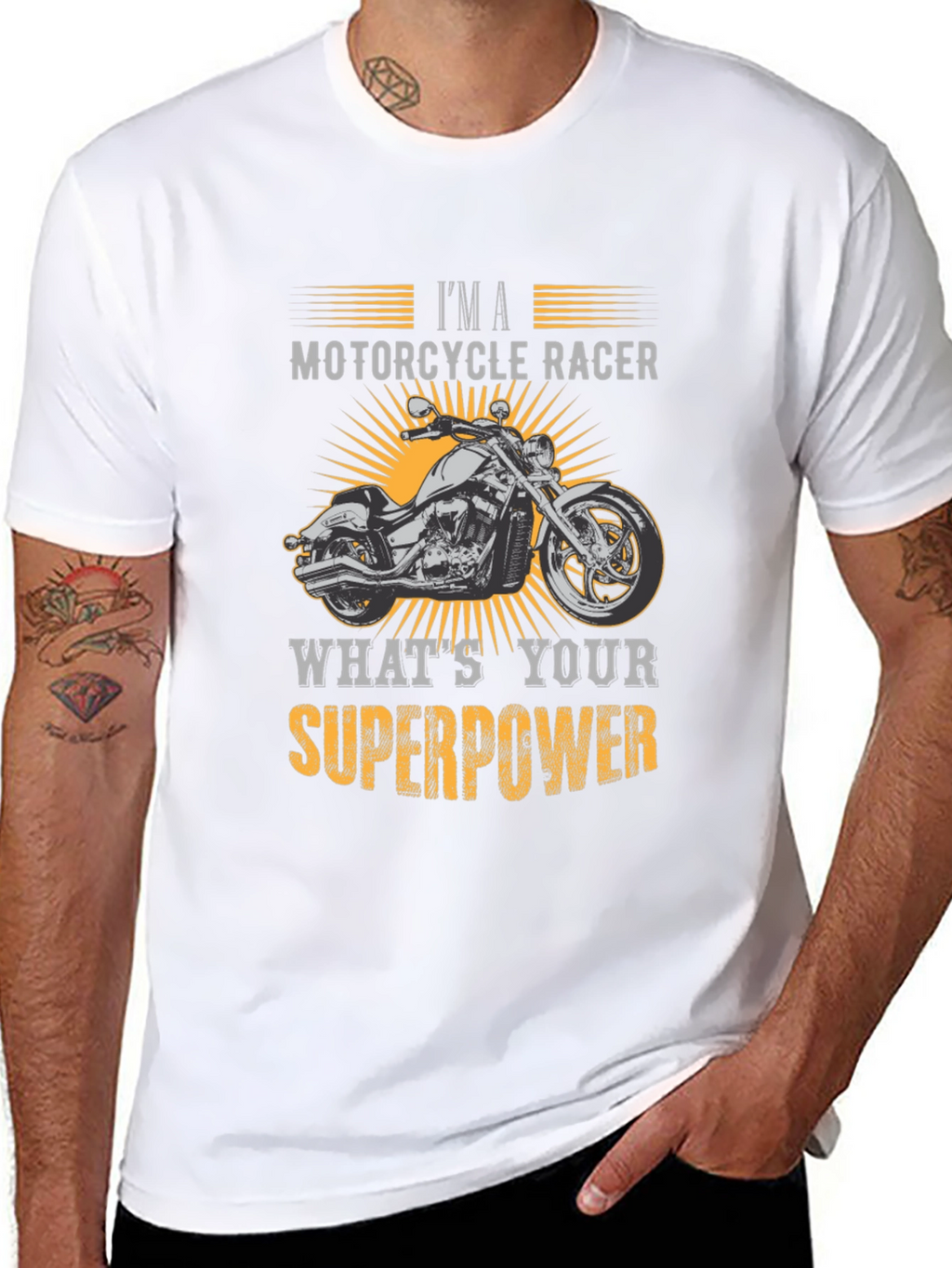 Motorcycle Racer Superpower T-Shirt