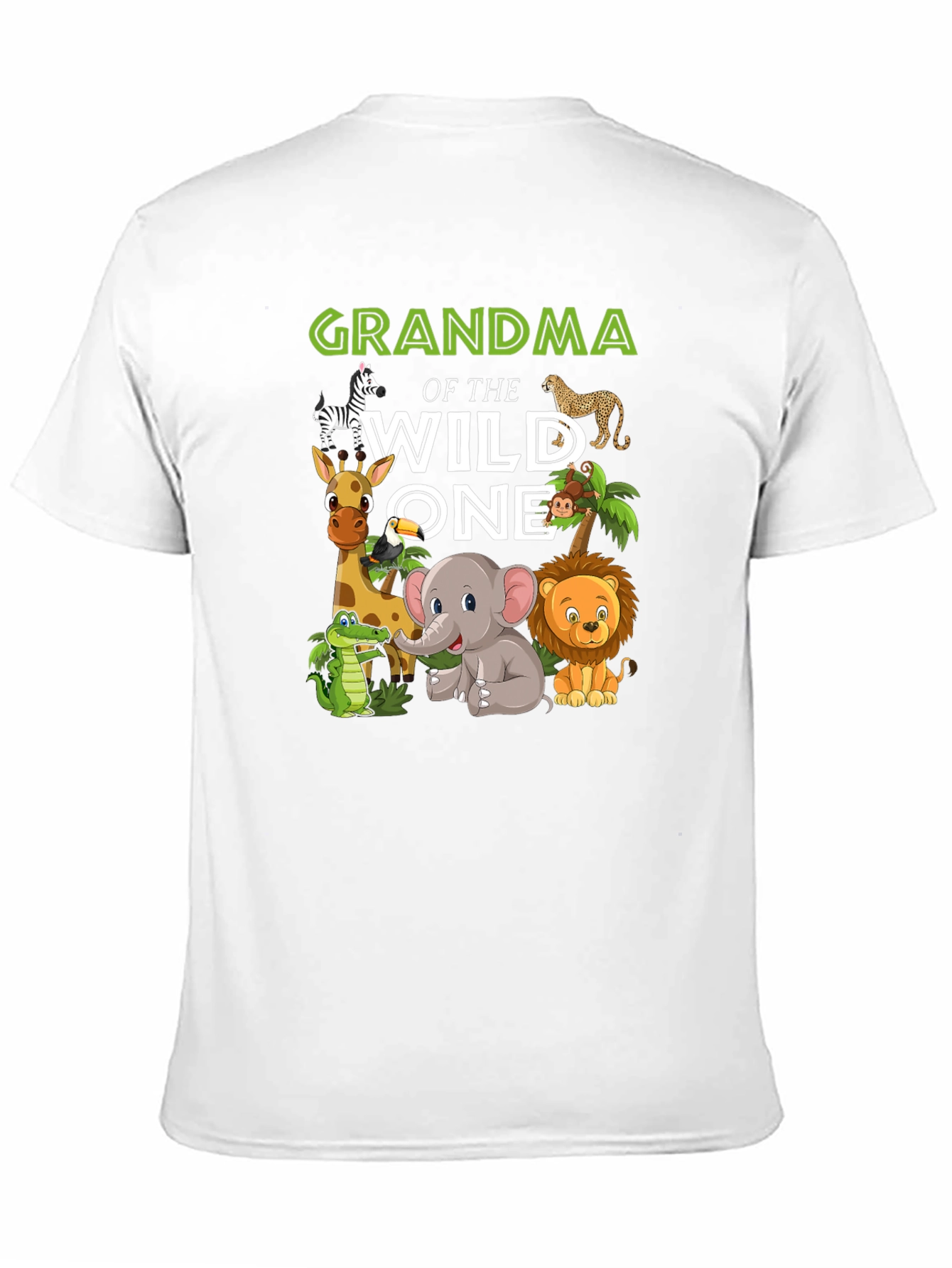 Grandma of the Wild One Jungle Animal T-Shirt