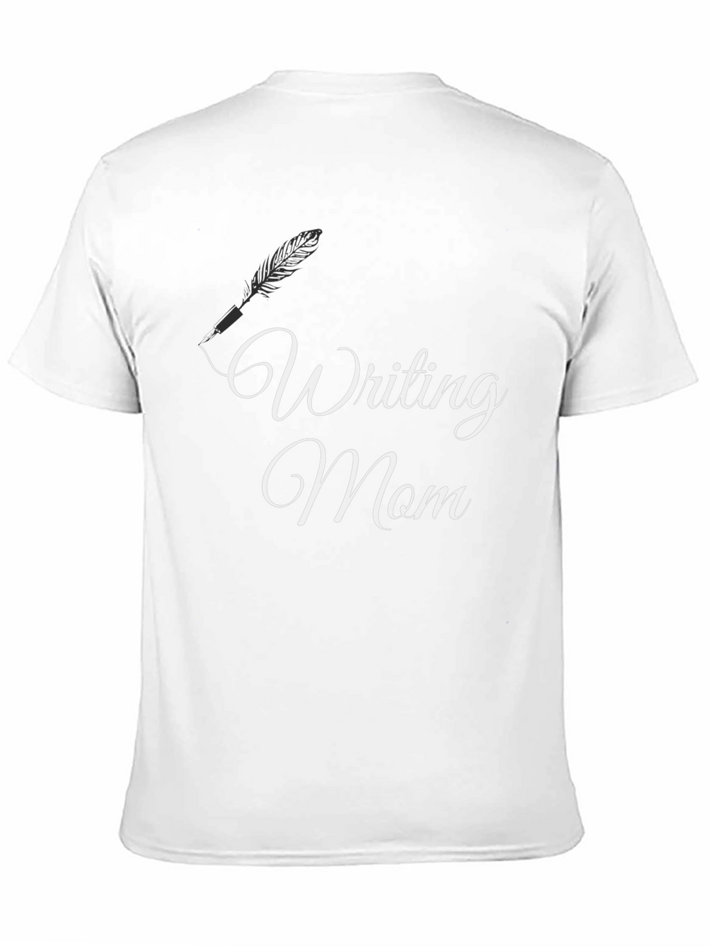 Writing Mom Black T-Shirt
