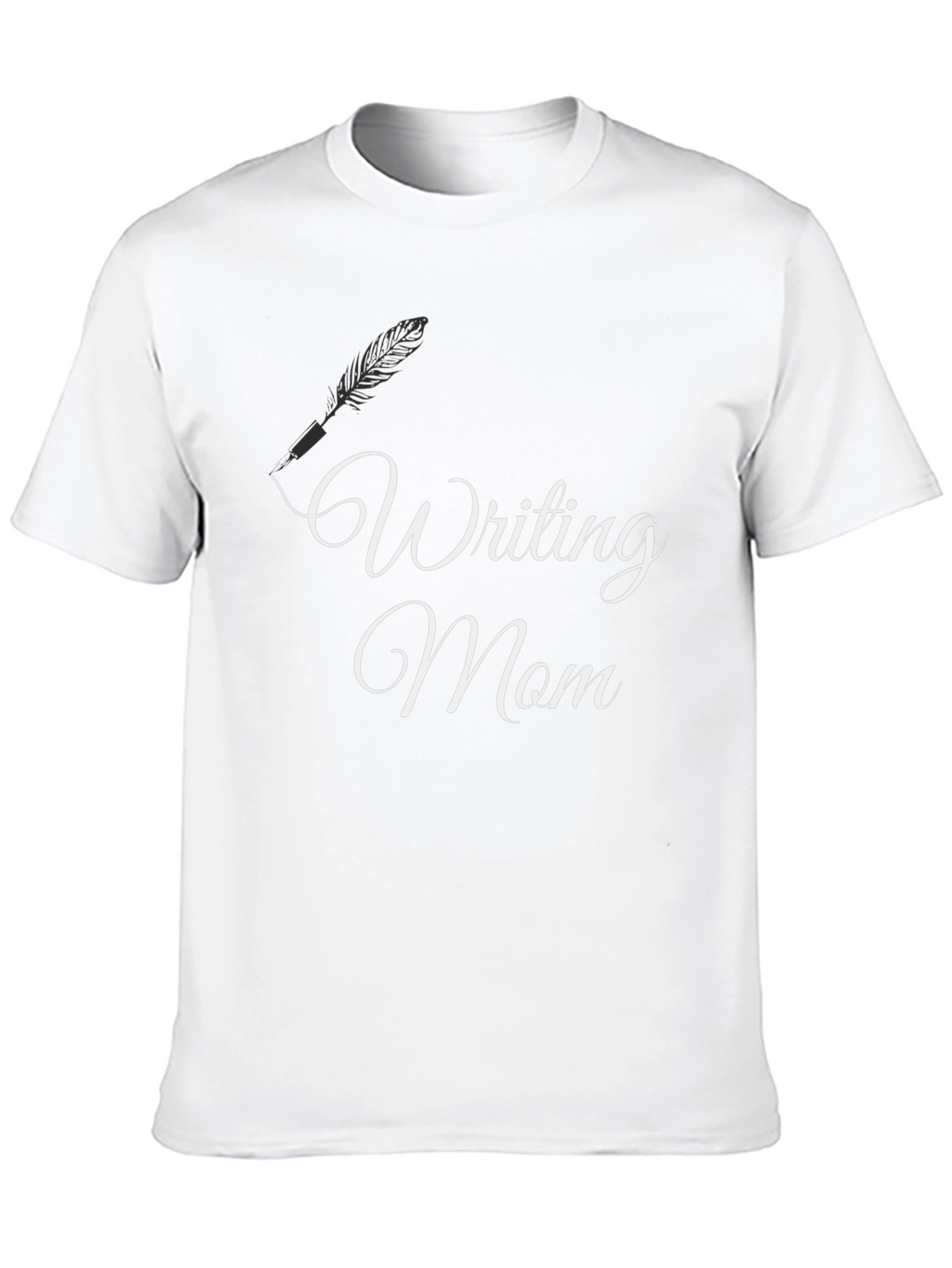 Writing Mom Black T-Shirt