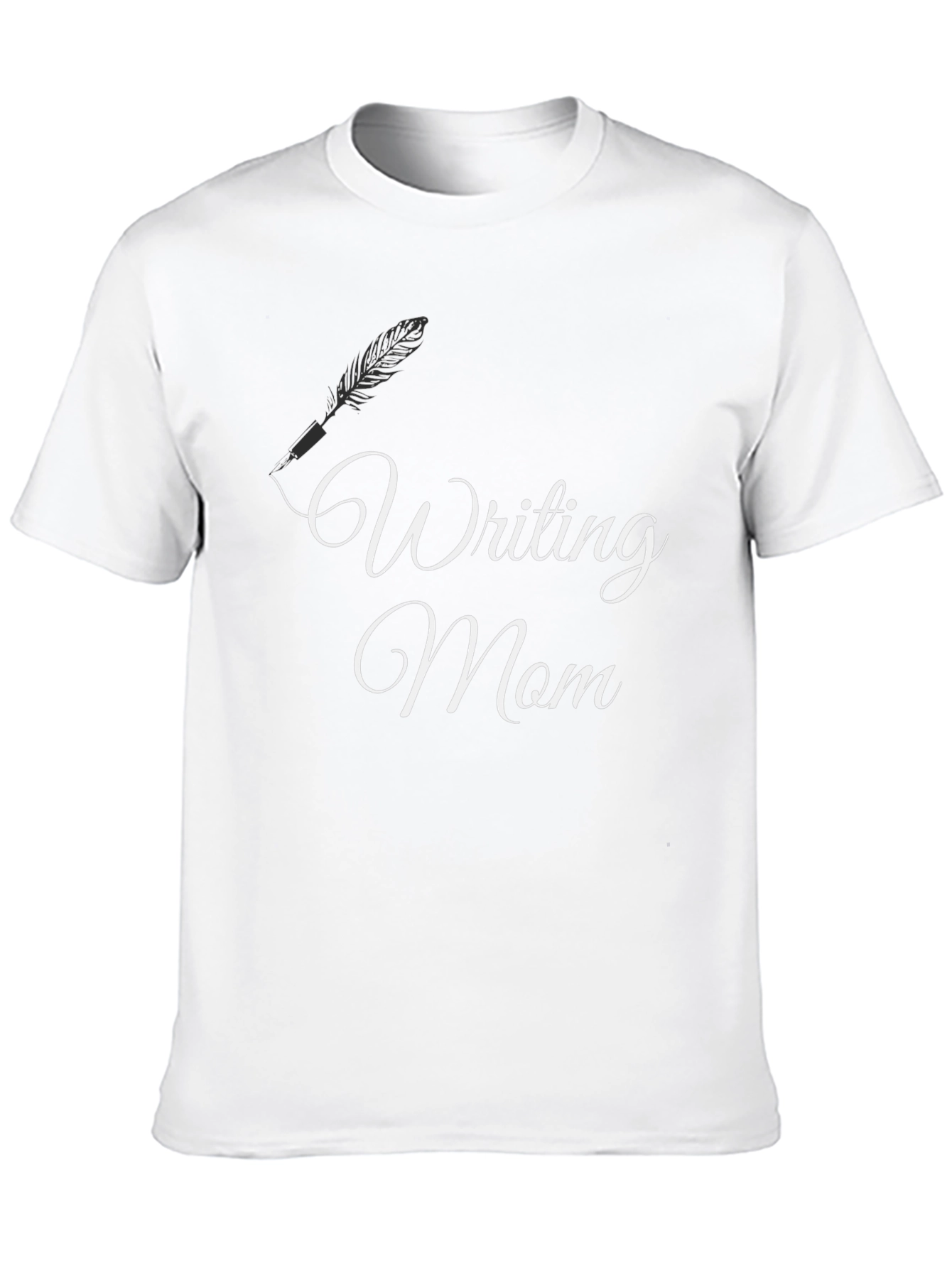 Writing Mom Black T-Shirt