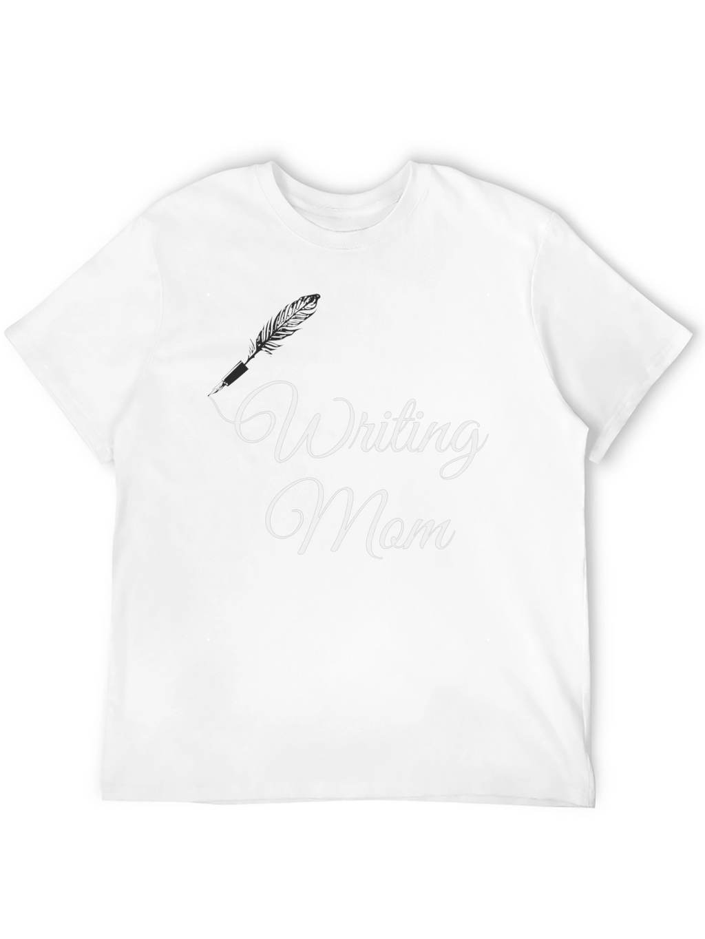 Writing Mom Black T-Shirt