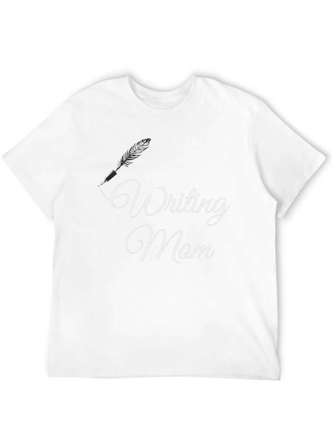 Writing Mom Black T-Shirt