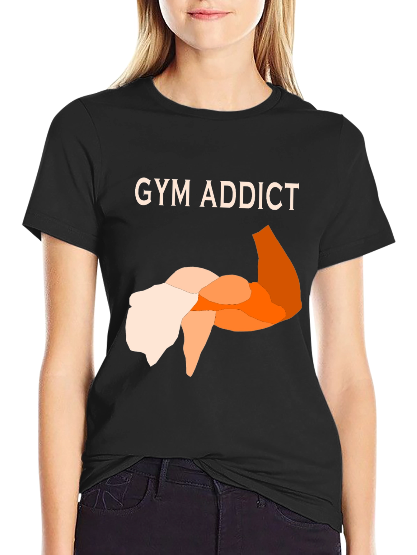 Gym Addict Graphic T-Shirt - Fitness Apparel