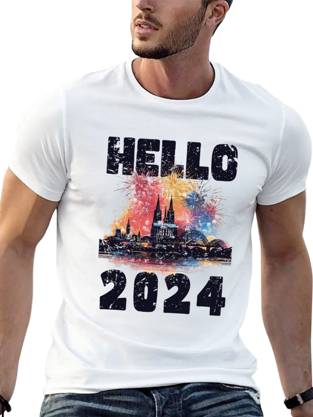 Hello 2024 Cologne Germany T-Shirt