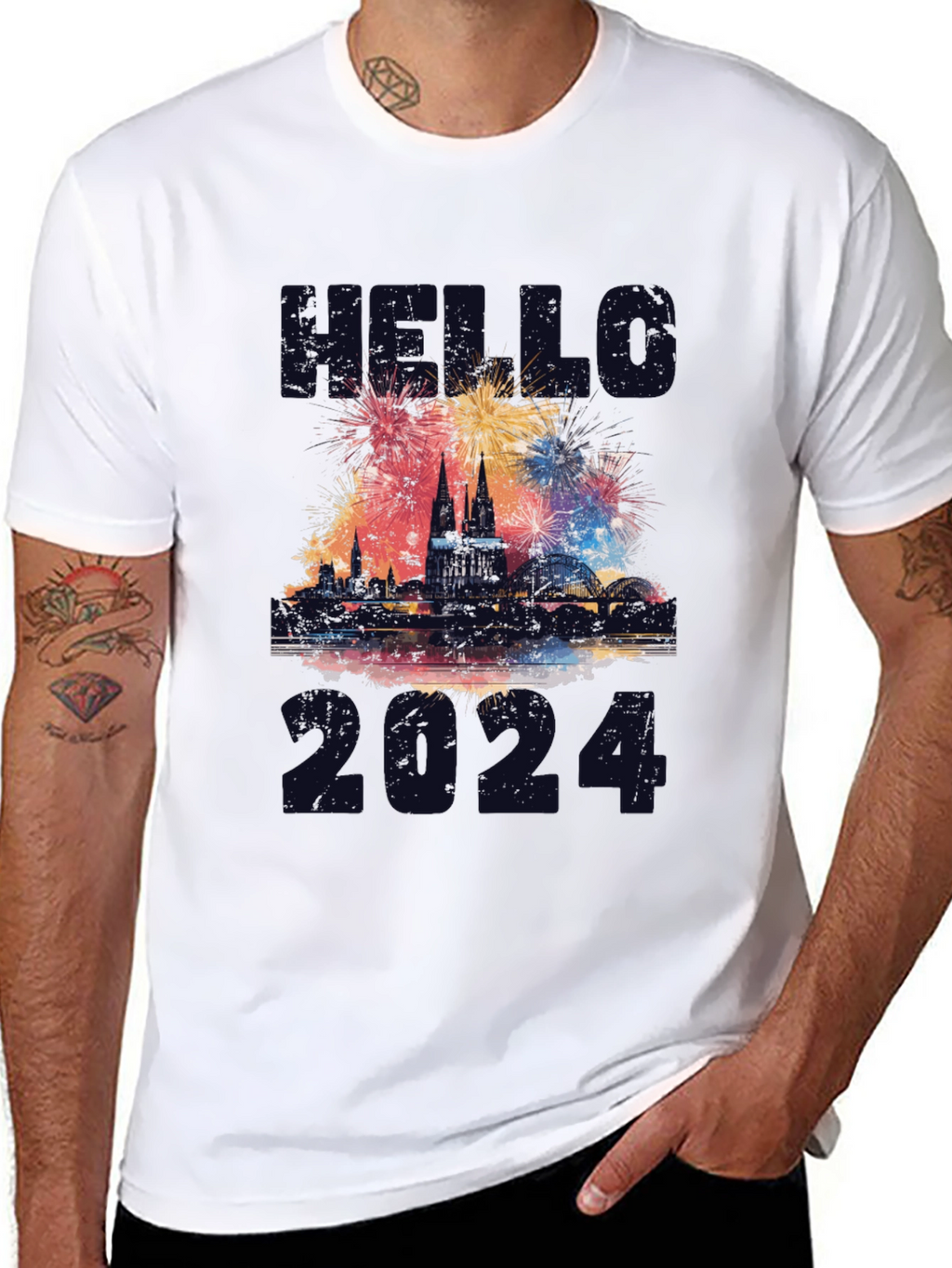Hello 2024 Cologne Germany T-Shirt