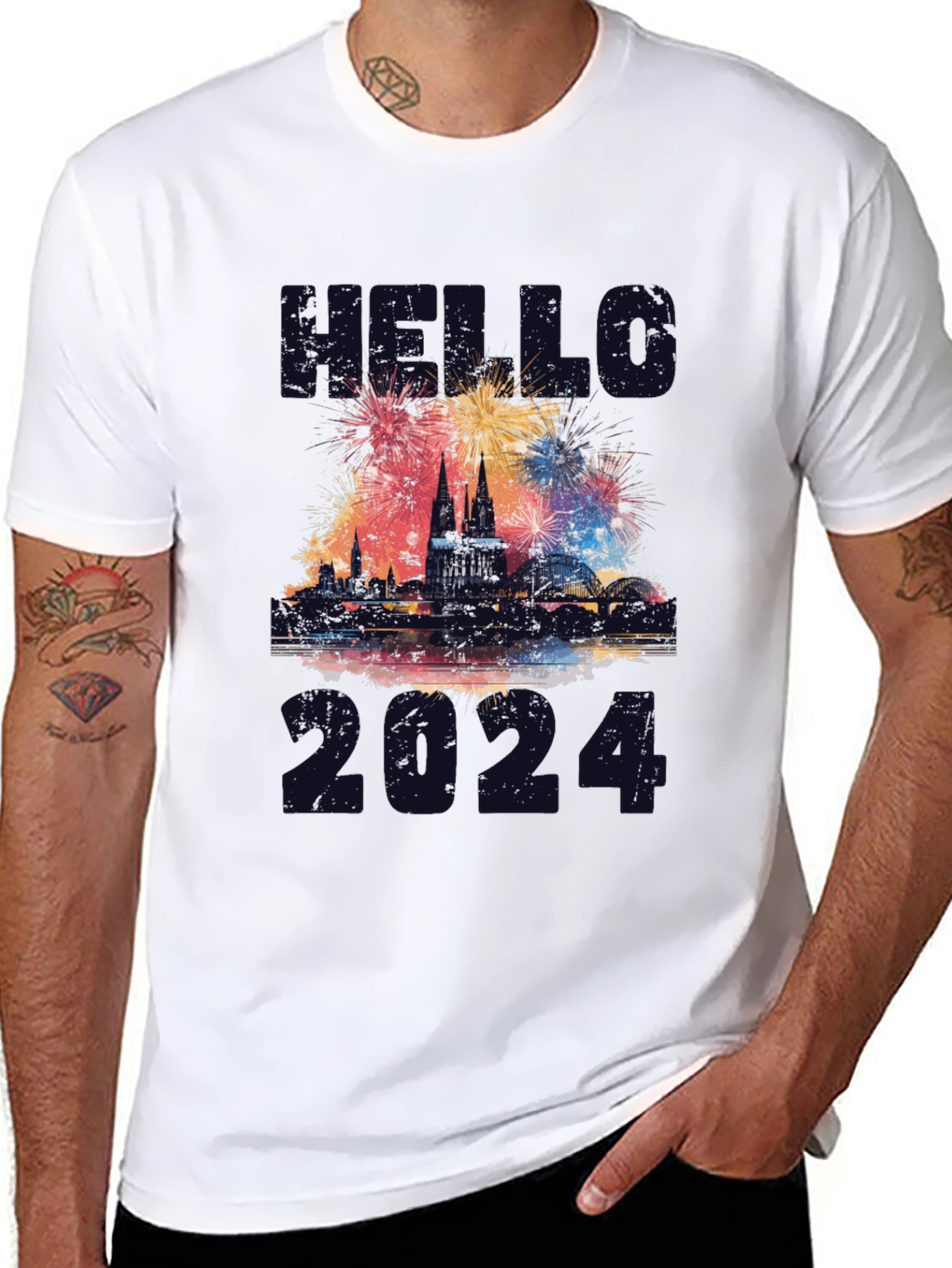 Hello 2024 Cologne Germany T-Shirt